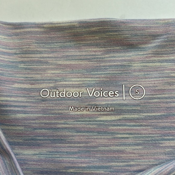 Outdoor Voices Super Bloom Freeform Athletic Leggings Watercolor 7/8 length Sz S - Picture 6 of 11